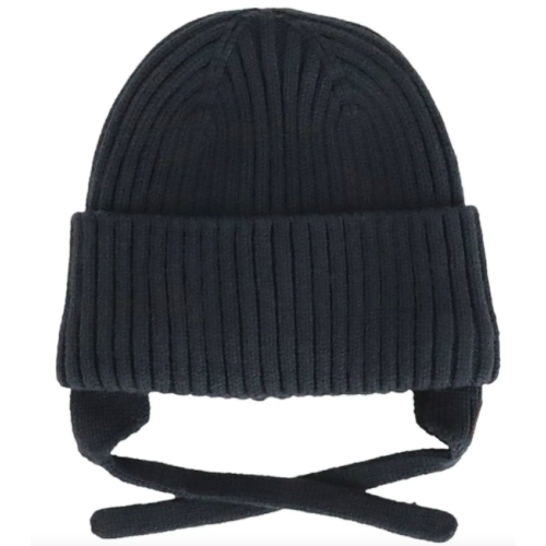Calikids - Tuque d'hiver doublée en tricot doux - Noir